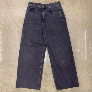 COS Washed Black Relaxed Fit Wide Leg Jeans